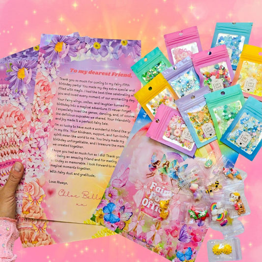 Personalised Fairy Party Letter Pack + Bonus Birthday Letter!