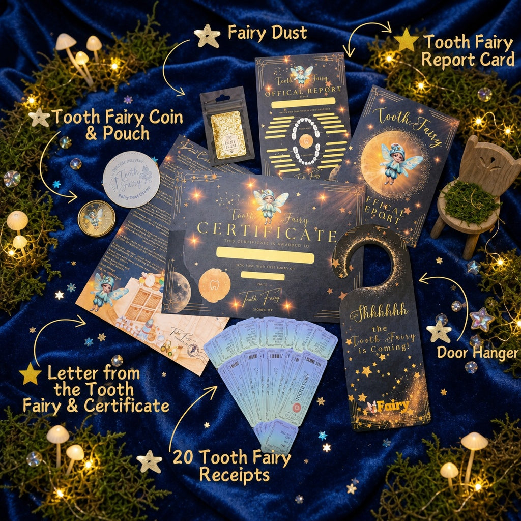 Tooth Fairy Treasure Kit - Girl & Boy Version
