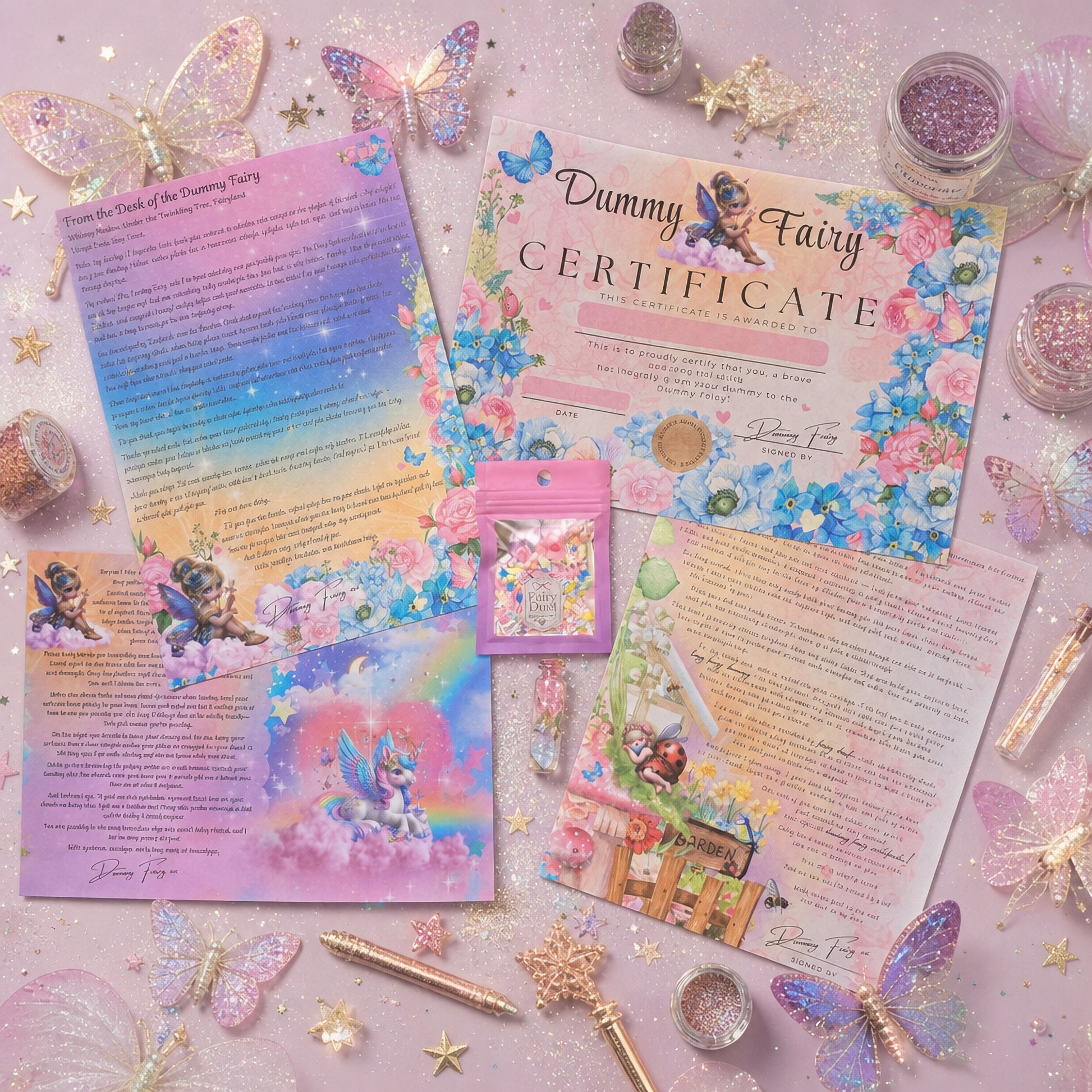 Dummy Fairy Letter Set – Magical 2-Part Letter from the Fairy Post Office